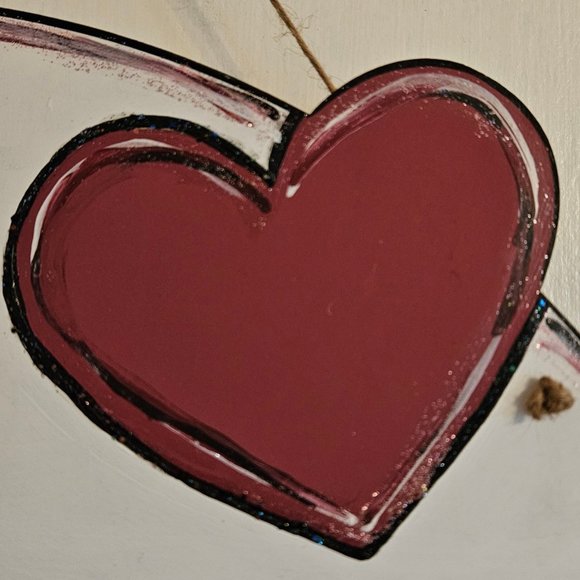 COPY - Valentine's Day Door Hanger, Scrabble Tile Sign, Game Room Decor - Picture 9 of 10